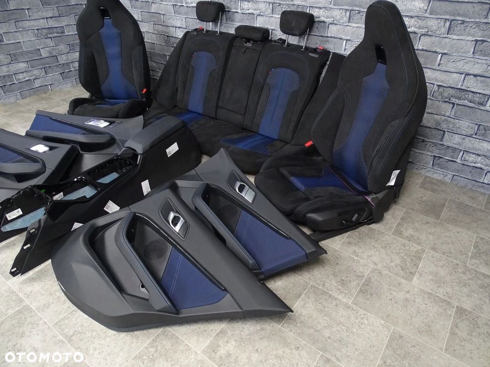 BMW F40 FOTELE KANAPA BOCZKI TUNEL ŚRODEK WNĘTRZE M PERFORMANCE ALCANTARA - 3