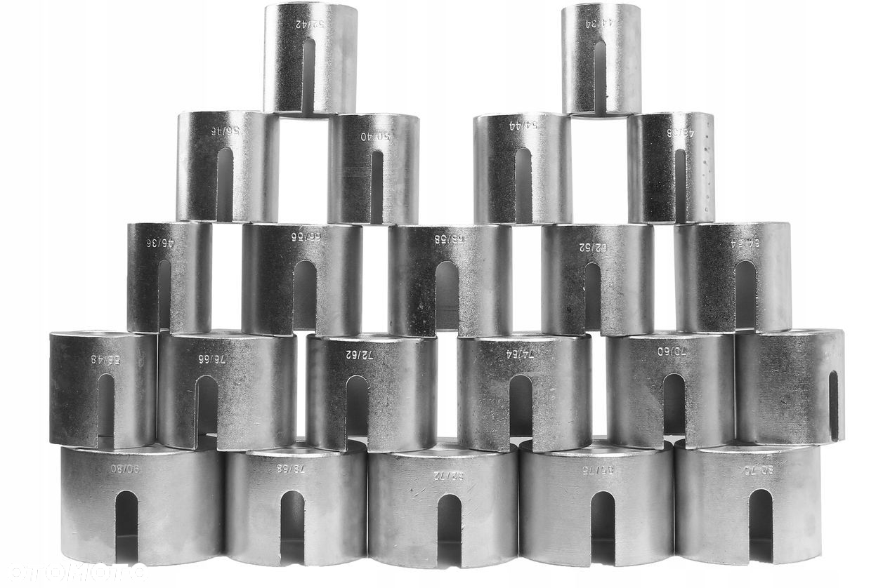 MAR-POL ZESTAW WCISKANIA TULEI 34-90mm 27el ŚCIĄGACZ ŁOŻYSK ADAPTERY M80445 - 8