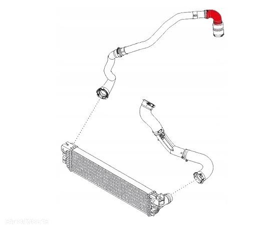 Rura intercolera Master 2,3 M9T Biturbo 144602717R - 2