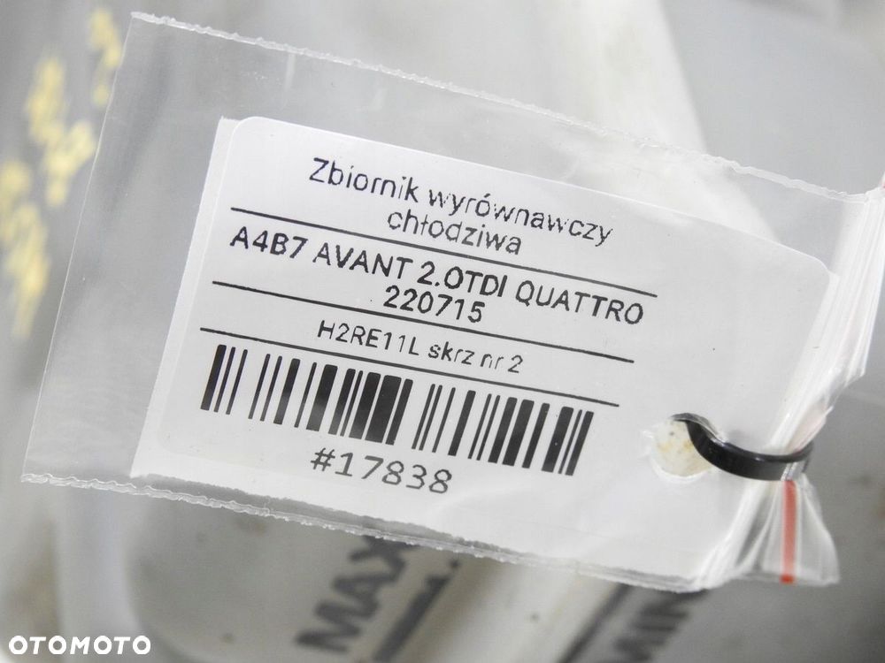 ZBIORNICZEK WYRÓWNAWCZY AUDI A4 B7 2.0 TDI - 8