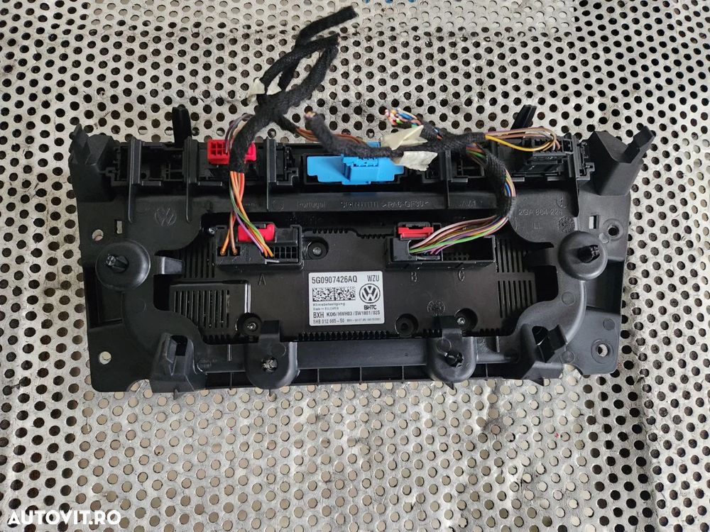 Panou Modul Comenzi Clima Climatronic Vw T-Roc Golf 7 VII Cod 5GAQ Dezmembrez Vw T-Roc - Dezmembrar - 6