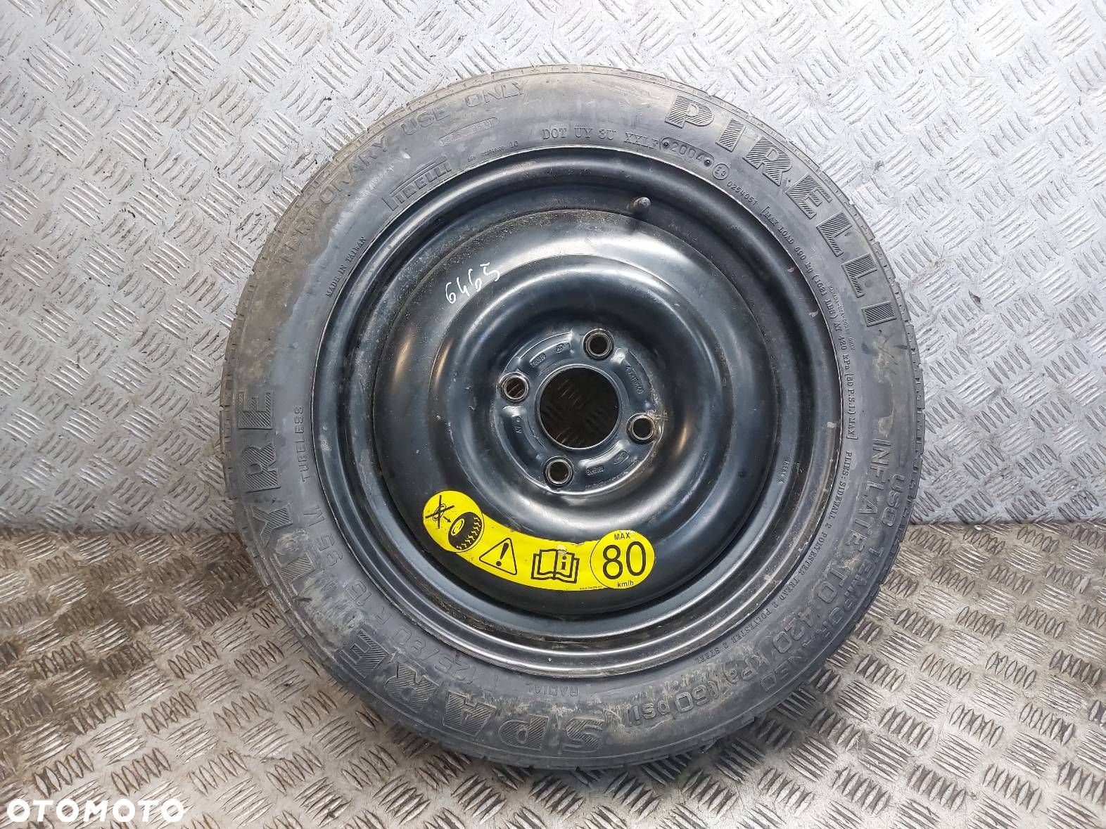 DOJAZDÓWKA 4X108 4Jx15 ET40 FI63,4 125/80R15 FORD FOCUS MK1 98AB-NB - 1