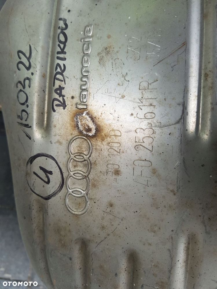 audi a6 c7 lewy tłumik końcowy wydech 4g0253611r - 5