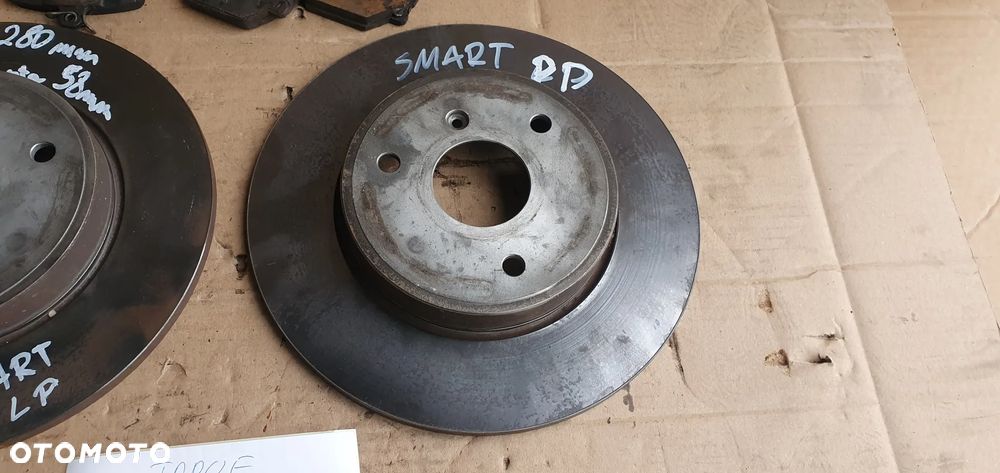 Tarcze hamulcowe przód przednie klocki 280mm Smart Fortwo II 1.0 - 2