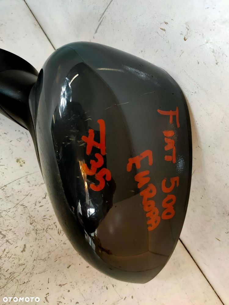 lusterko lewe fiat 500 europa lakier 735 szare - 4