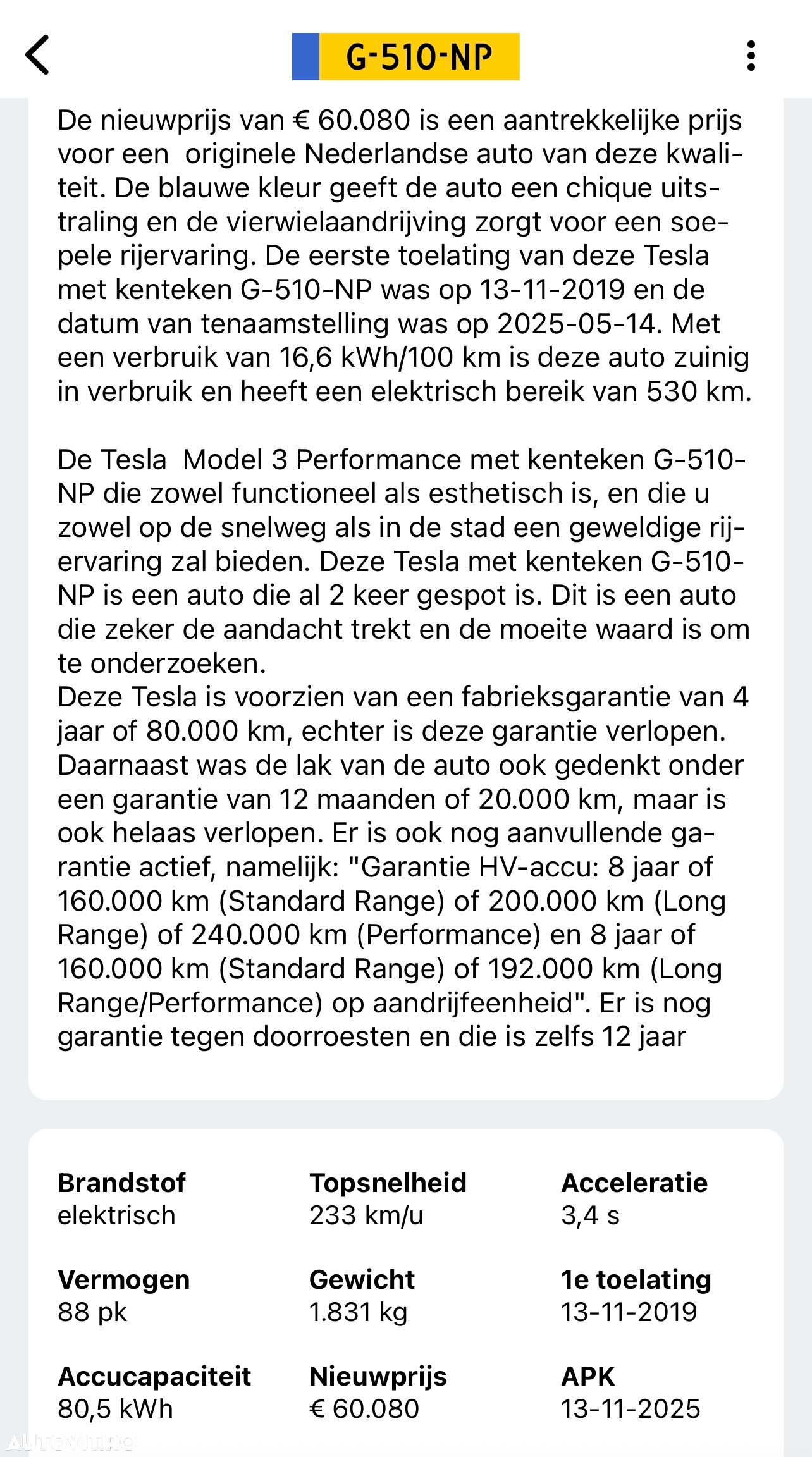 Tesla Model 3 Langstreckenbatterie Allradantrieb Dual Motor Performance - 7