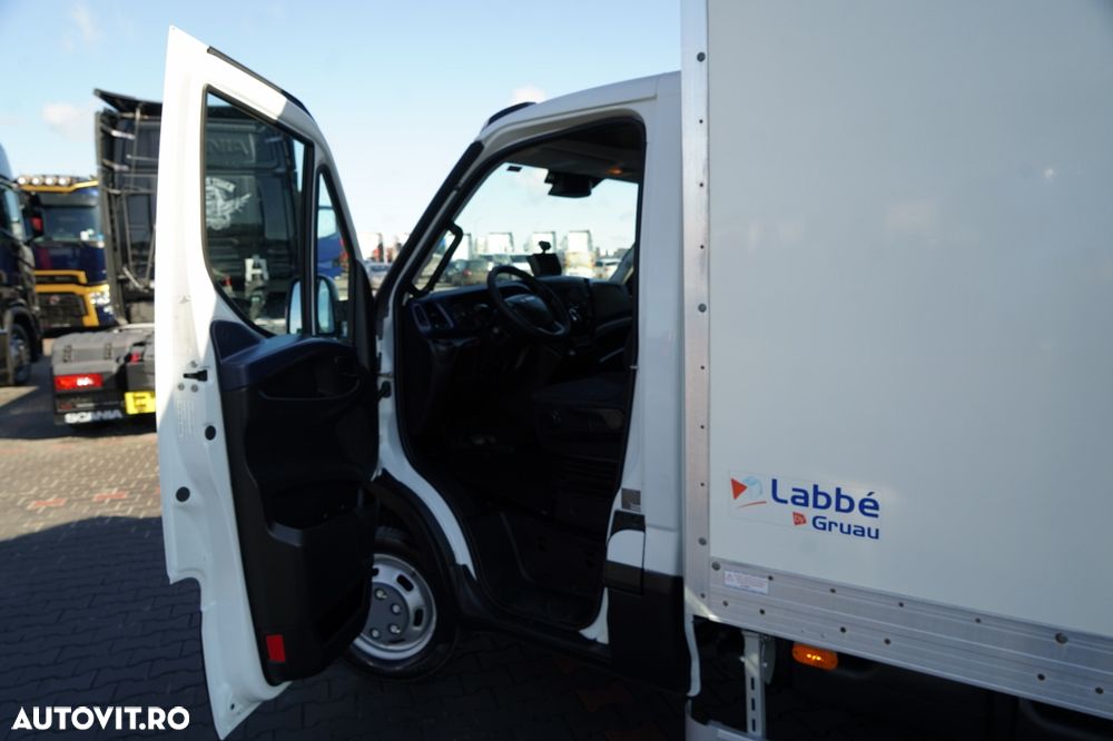 Iveco DAILY 50-180 / CONTAINER 5.5 M / HI-MATIC / ELEVATOR 750 KG / DUBLU / CAMERĂ VEDERE SPATE / GVWR: 5.200 KG / 2019 / IMPORTAT - 20