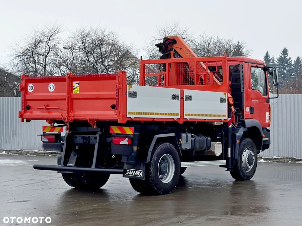 MAN TGM 18.280 * WYWROTKA 3,85 m* PALFINGER PK 10501 * 4x4 - 7