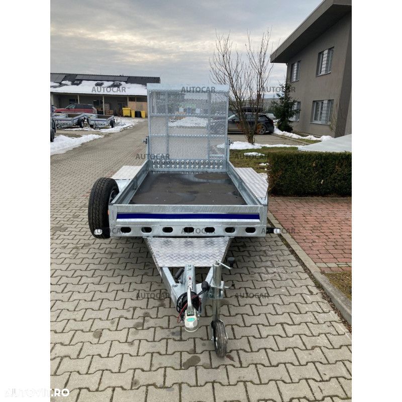 Wiola Remorca cu doua axe, franata, pentru transportul utilajelor de constructii 2,7t 3m - 6