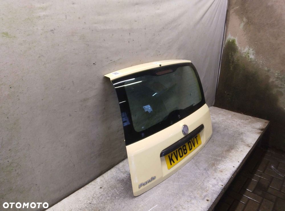 / KLAPA TYŁ TYLNA BAGAŻNIKA DO FIAT PANDA 733/A ŻÓŁTA - 4