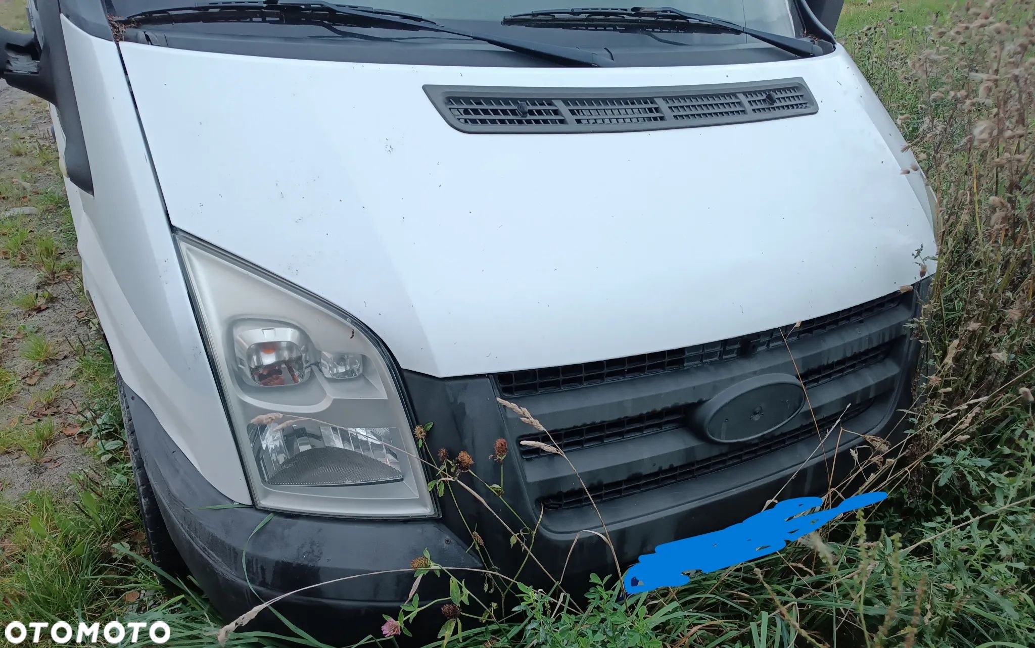FORD TRANSIT MK7 06--13 PRZÓD KOMPLETNY BIAŁY LAMPY ZDERZAK MASKA BŁOTNIKI - 1