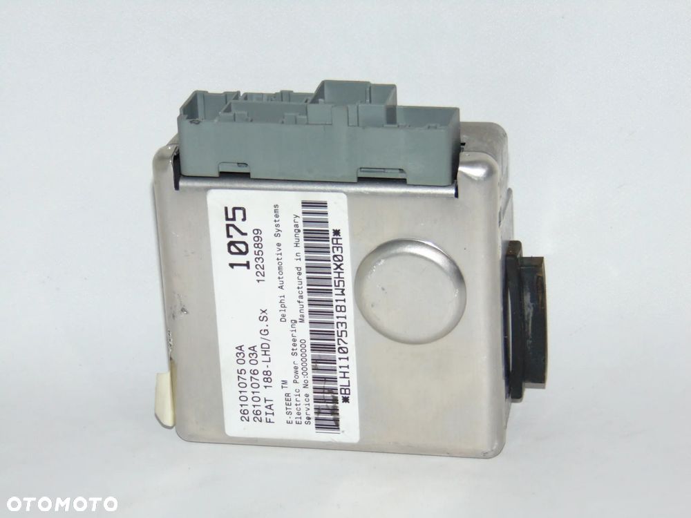 Pompa wspomagania wspomaganie elektryczne sterownik wspomagania 26101075 12235899 26103598 Fiat Punto 2 II FL lift 03-10r - 11
