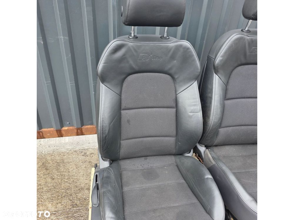 FOTEL FOTELE AUDI A3 8P SKÓRA KUBEŁKI SPORTBACK 5-DRZWI S LINE PÓŁ SKÓRA *2 - 7