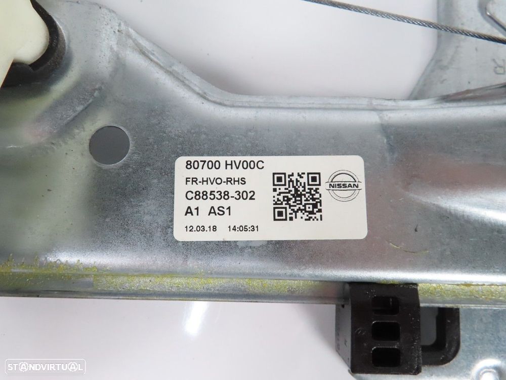 Elevador da Porta com Motor Direito/Frente Usado / Original NISSAN QASHQAI II Cl... - 4