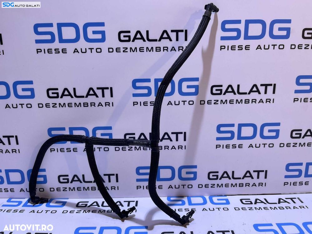 Rampa Furtun Furtunuri Retur Injectoare Skoda Fabia 2 1.2 TDI CFW CFWA 2009 - 2015 Cod 03P130235A [D0094] - 1