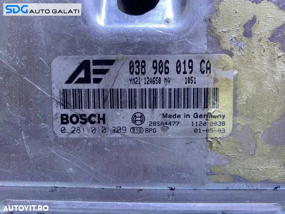 ECU Calculator Motor Ford Galaxy 1.9 TDI 1996 - 2010 Cod 038906019CA 0281010309 [L3964] - 2