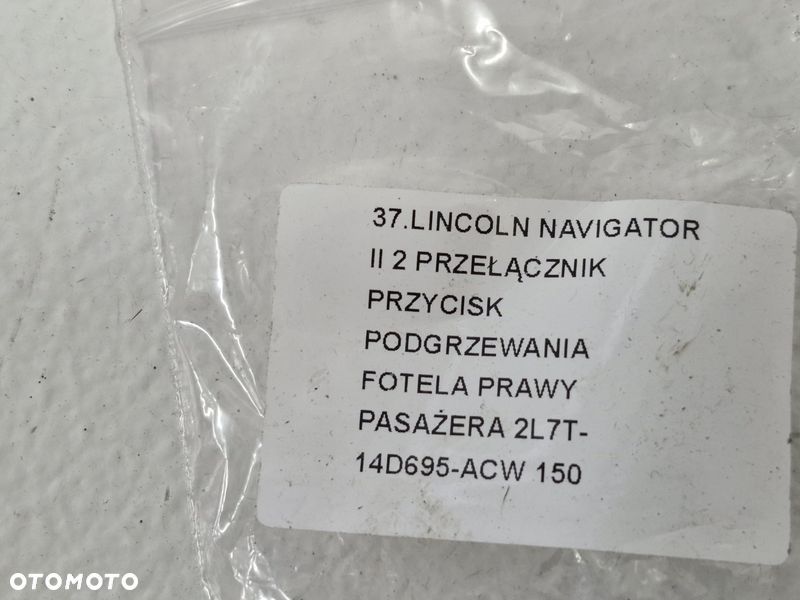lincoln navigator ii przełącznik podgrzewania fotela prawy przód 2l7t-14d695-acw - 6