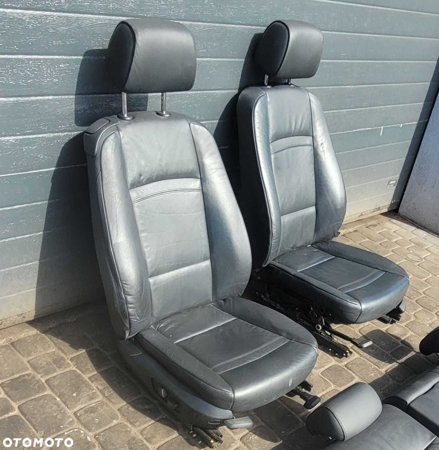 Fotele skóry BMW 3 E92 grzane komplet - 6