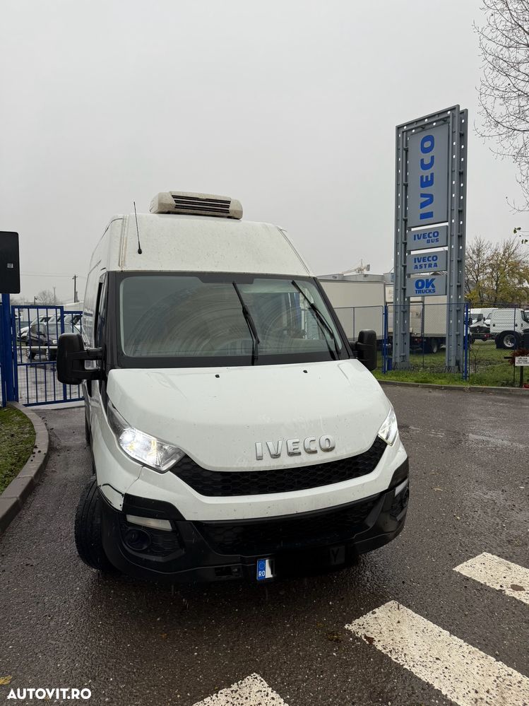 Iveco Daily 35c 130 Frigorific Frigo 2017 duba izoterma Fără Rugina Fără Probleme AC Navi Led 35s13 Unic Proprietar de noua luata din reprezentanța iveco România 2 bucati 9500 euro - 1