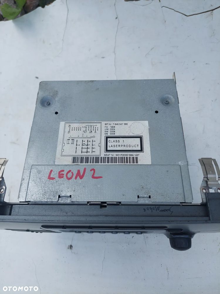 RADIO RADIOODTWARZACZ CD MP3 SEAT LEON 2 II - 2