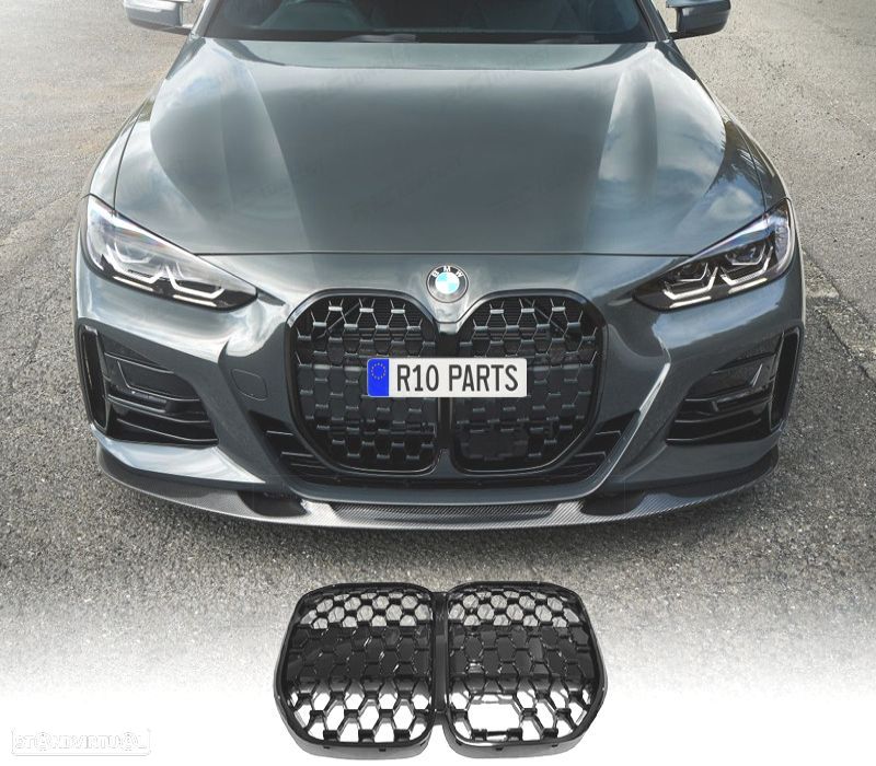 GRELHAS BMW G22 G23 20-24 PRETO BRILHANTE - 1