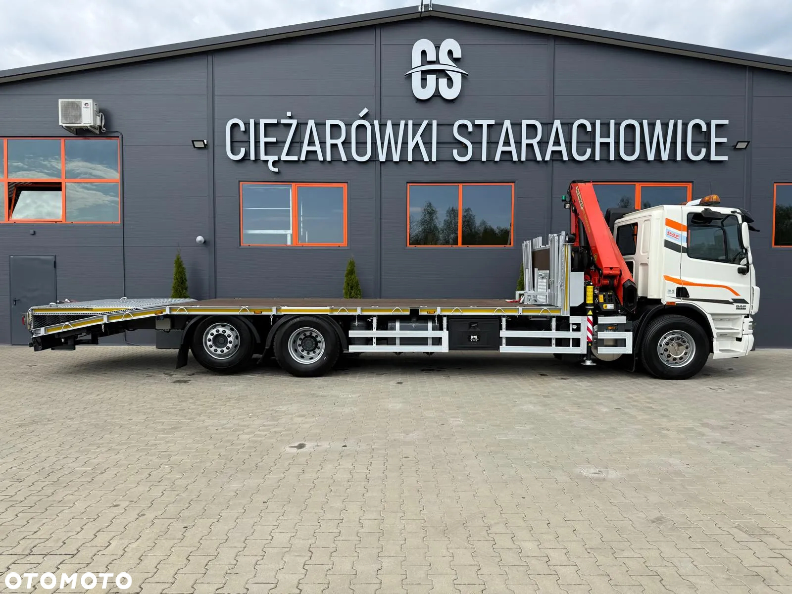 DAF DAF CF 75.310 / E5 / 6x2 / laweta + żuraw PALFINGER PK 18002 EH / platforma , pomoc drogowa , skrzynia - 7