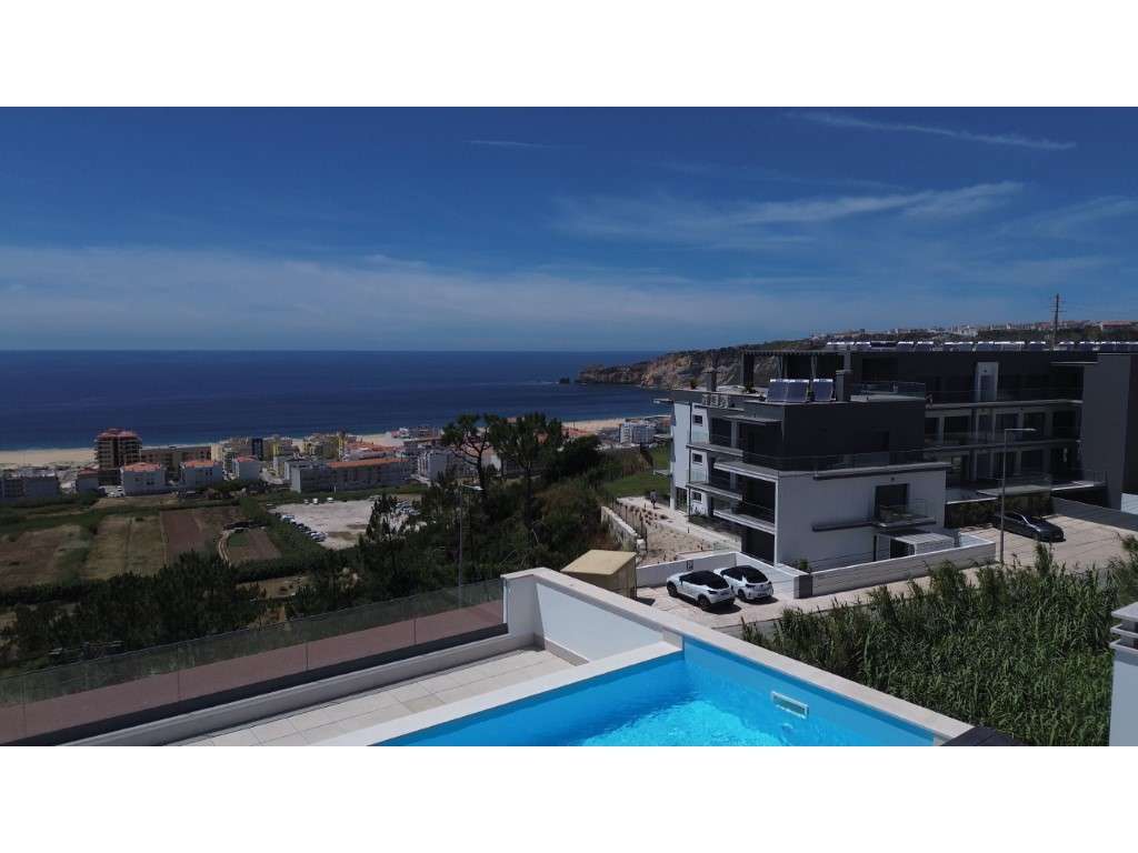 Apartamento T3 em Pederneira | Nazaré: Vista Mar Panorâmica com Ter... - Grande imagem: 3/60