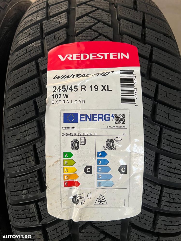 Vând set anvelope 245/45/19-275/40/19 vredestein de iarnă noi - 7