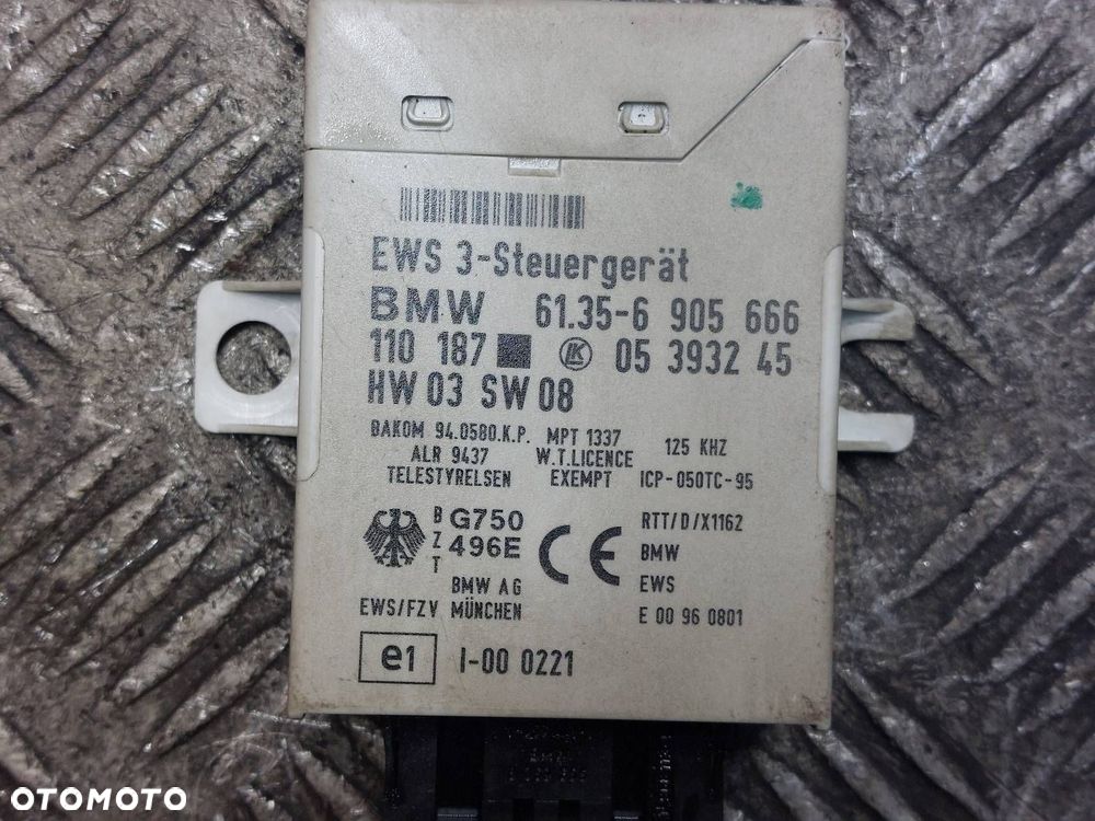 ZESTAW STARTOWY BMW E46 1.8 16V N42 7519592 0261209005 6905666 1094686 - 6