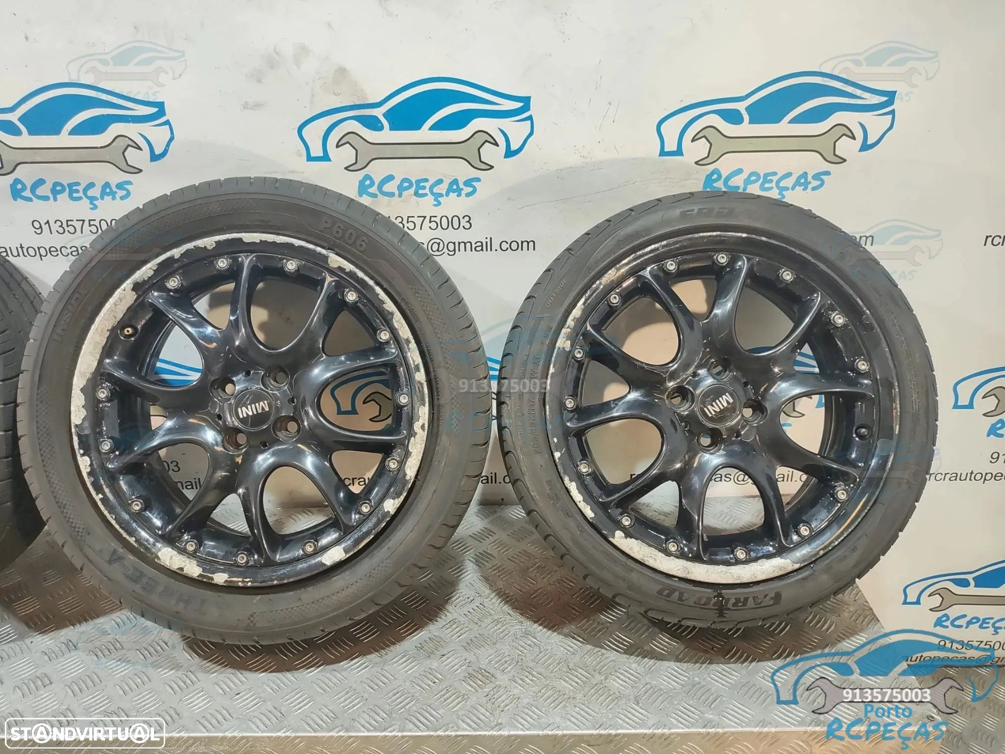 Jantes 17"  Ronal Mini Cooper S - Bi-partidas - 7J | ET48 | 4x100 - Jante | Originais | Cooper | One | John Cooper Works | Cooper SD | Polegadas | Clubman | Cabrio | Coupé | Original | Double Spoke | 36116787710 | 6787710 - 5