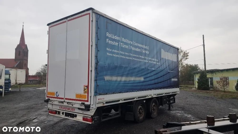 Krukenmeier 31.000ZŁ NETTO TANDEM 7.70x2.80m BURTO-PLANDEKA RAMA OCYNK ST.IDEALNY MOŻLIWOŚĆ TRANSPORTU - 3