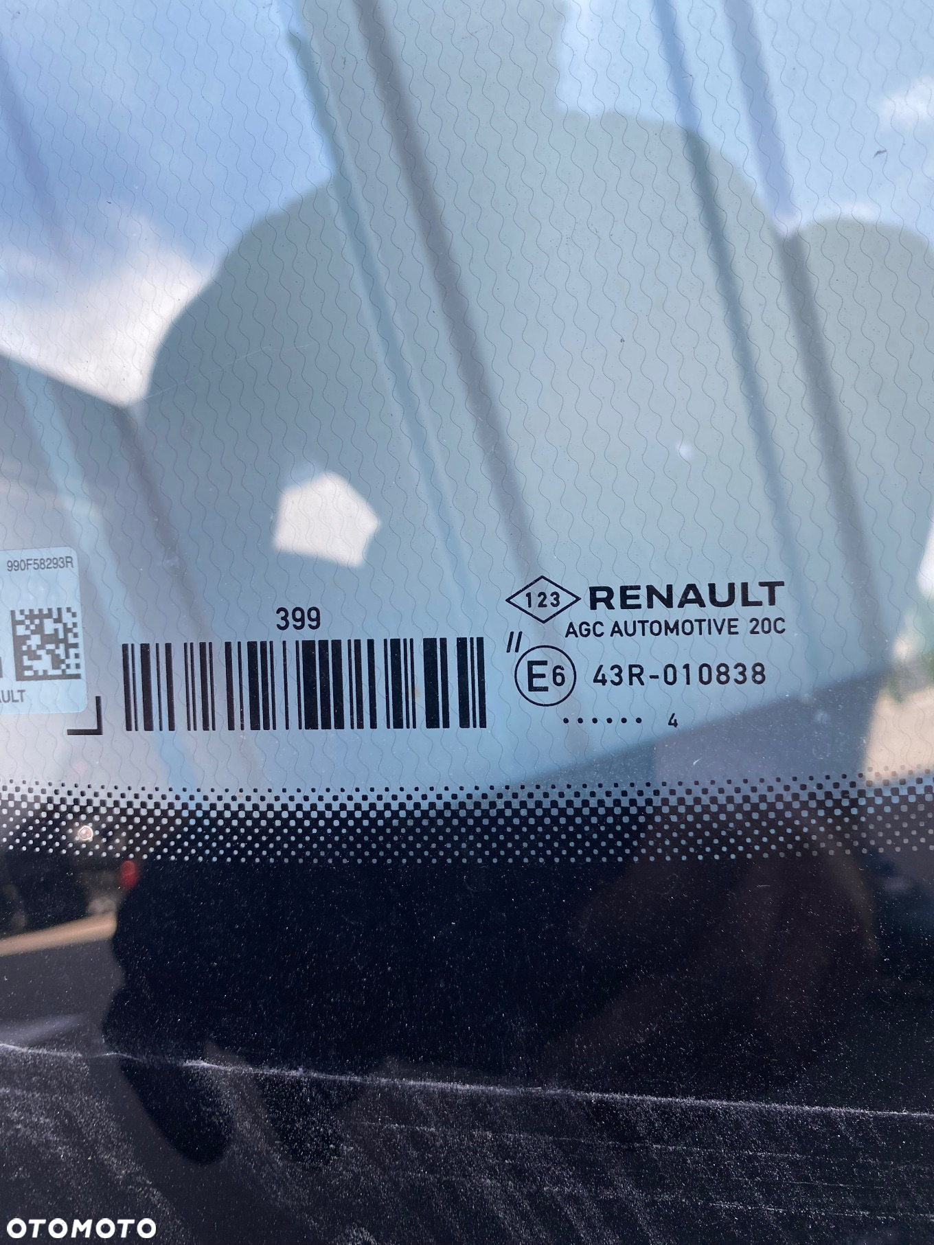 Renault Austral 4… 2024r  ORYGINALNA PODGRZEWANA GRZANA SZYBA PRZEDNIA CZOŁOWA  Renault AGC Automotive 20C  43R-010838 Wwa - 6