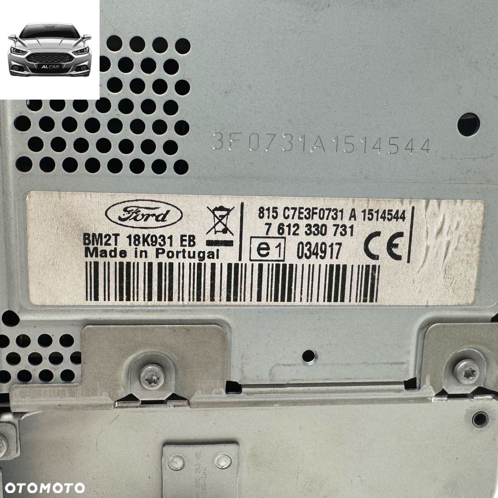 NAWIGACJA GPS FABRYCZNA FORD S-MAX MK1 LIFT MAPY 2022 PIANO BLACK - 6