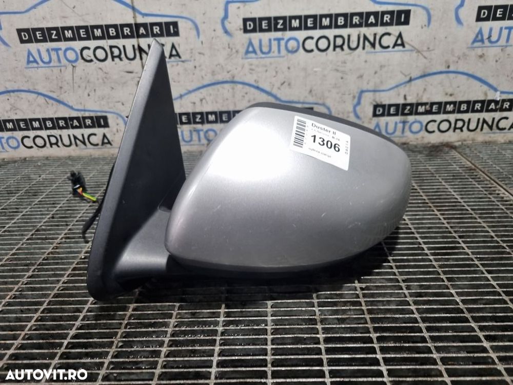 Oglinda stanga Dacia Duster II 2018 - 2021 4 Usi ALB (1306) - 1