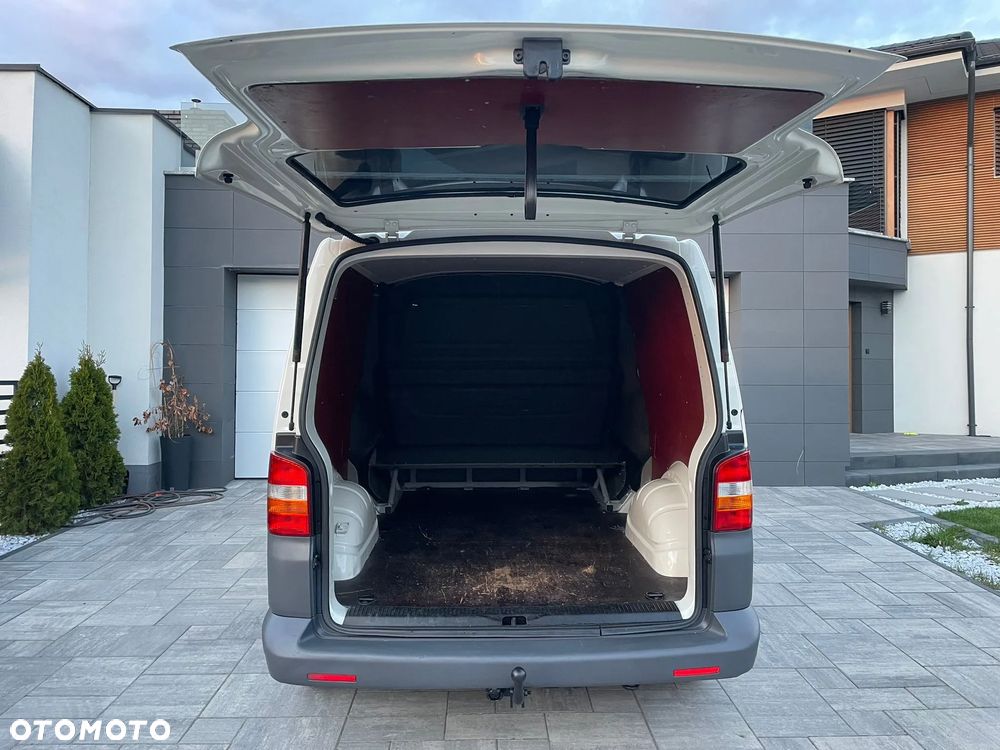 Volkswagen TRANSPORTER T5 L2H1 Długi Klima Skóry Tempomat Brygadówka Dubel Kabina - 22