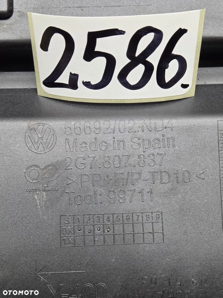 Volkswagen Taigo R-line od20r 2G7807837 dyfuzor dokładka zderzaka tył tylny - 7