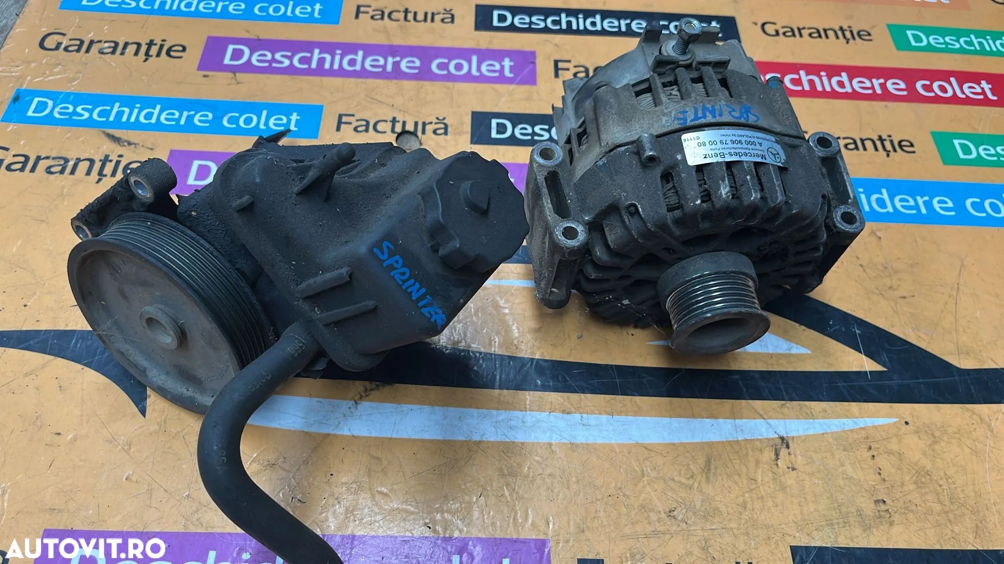 Alternator pompa servo Mercedes Sprinter w906 2.2 euro 5 - 1