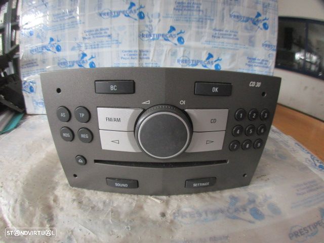 Radios 344183129 13251045 OPEL ASTRA H FASE 1 2006 1.6I 105CV 5P CINZENTO DELPHI CD30 - 1