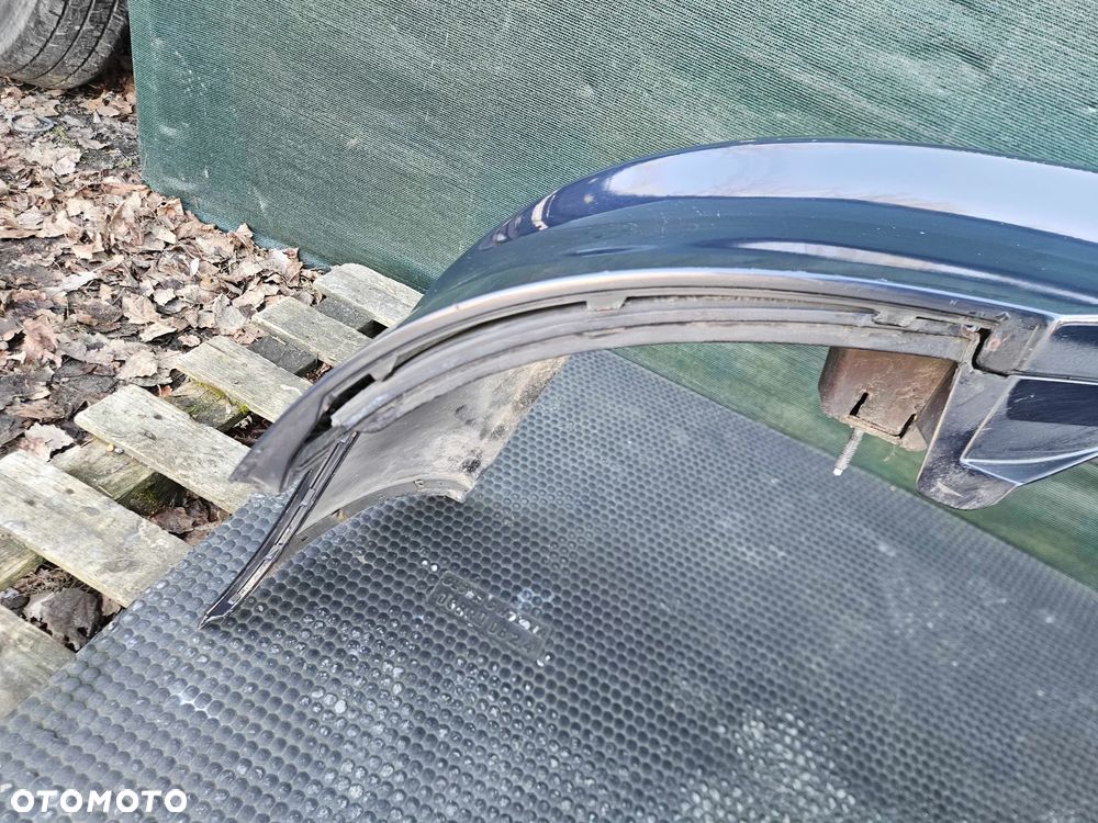 Zderzak Tył Tylny 4F5807511A 4F0807521A Granatowy LZ5D Dwa Wydechy Dyfuzor Audi A6 C6 Sedan - 25