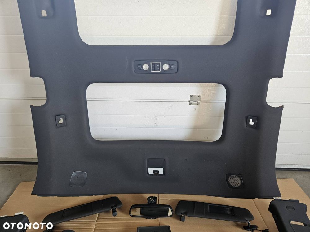 AUDI Q7 4L 09-15R PODSUFITKA S-LINE CZARNA PANORAMA SZYBERDACH OSLONY SLUPKOW OSWIETLENIE RACZKI SLONECZKA LUSTERKO 4L0867505K - 5