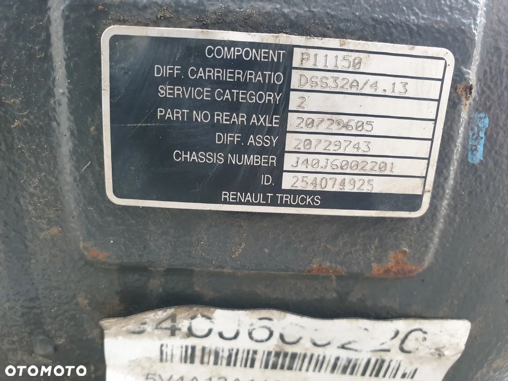 MOST TYŁ DYFER RENAULT GAMA D 19,5 DTI - 5