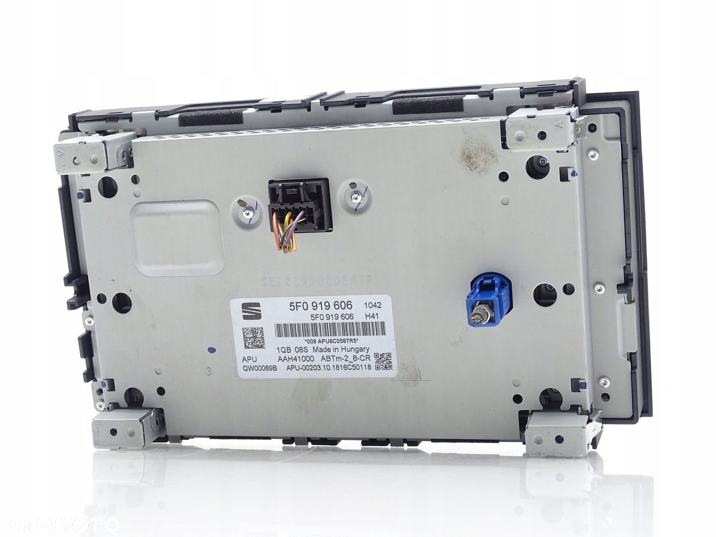 EKRAN MONITOR WYŚWIETLACZ LCD MMI NAVI NAWIGACJI SEAT LEON III 5F 5F0919606 - 2