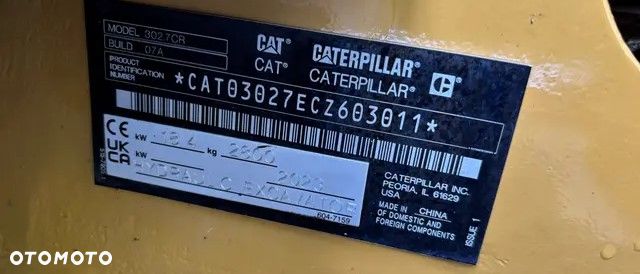 Caterpillar 302,7 CR     / 302 , 303, 304, 305 - 8