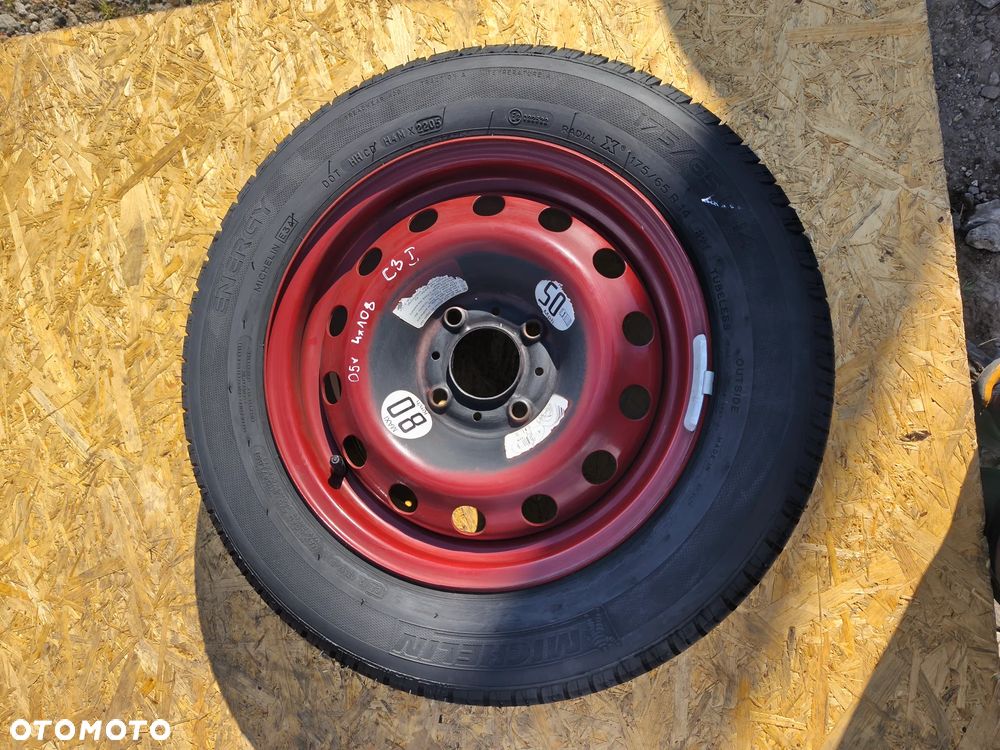 KOŁO DOJAZDOWE ZAPASOWE 175/65R14 14 CALI 4X108 CITREON PEUGEOT - 2