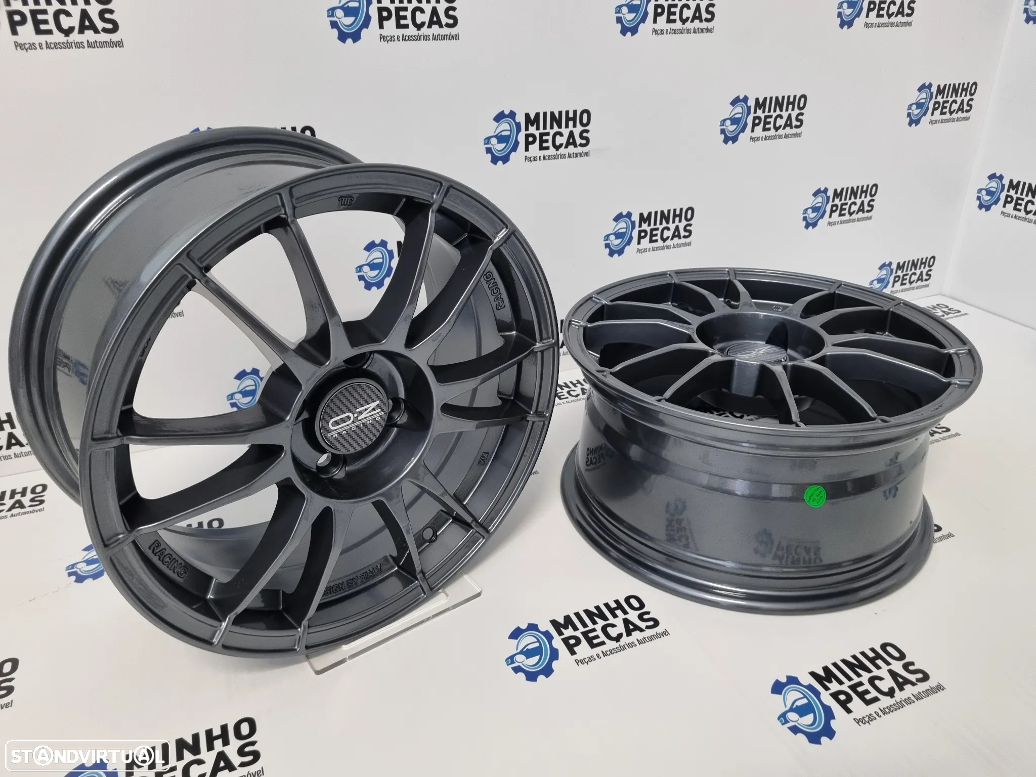 Jantes Look OZ Ultraleggera em 15 (4x100) GunMetal - 6