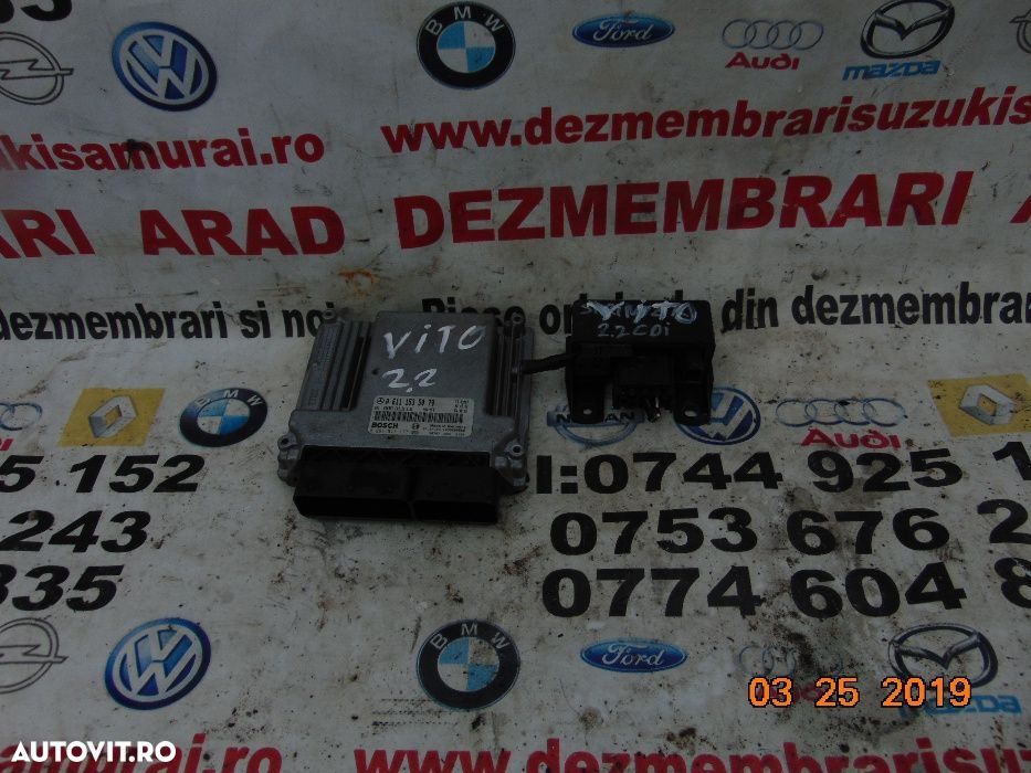 Calculator mercedes Vito w639 ECU 2.2cdi manual dezmembrez vito 2.2cdi - 1