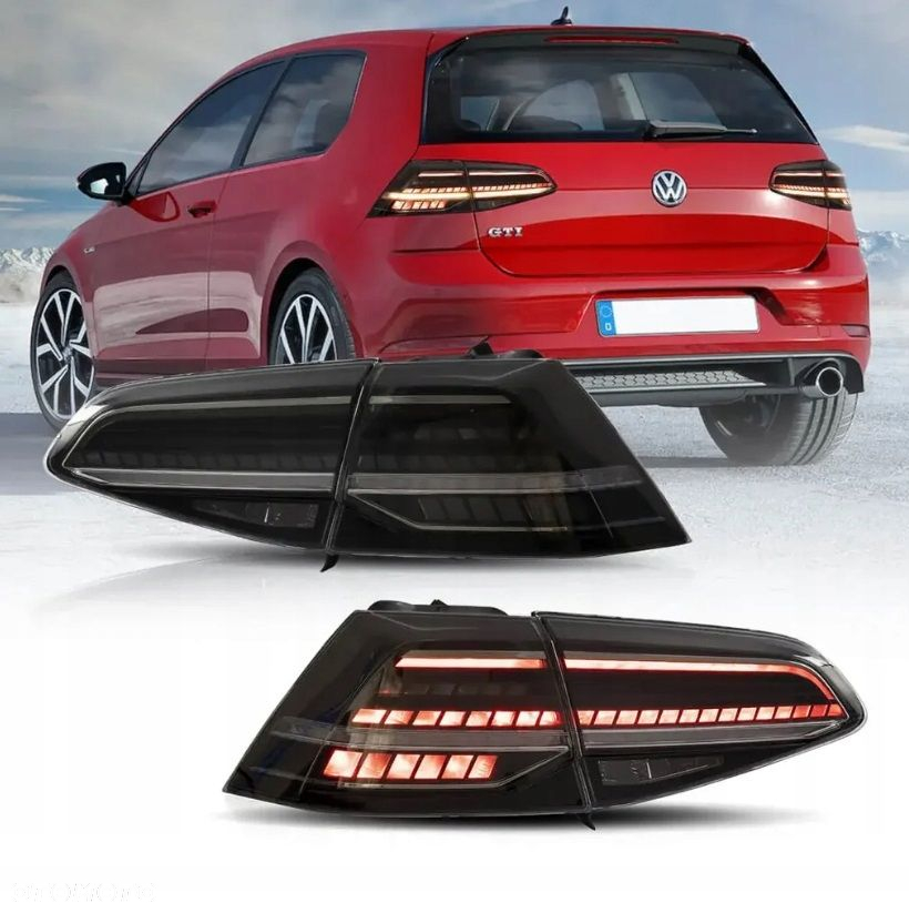 Lampy tyl ne kpl Vland LED Diody Dynamiczne Tuning Gtilook VW Golf VII 7 5g - 2