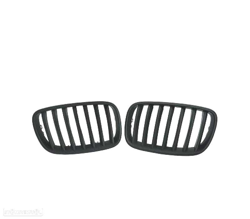 GRELHAS FRONTAIS BMW X5 E70 X6 07-14 PRETAS - 4
