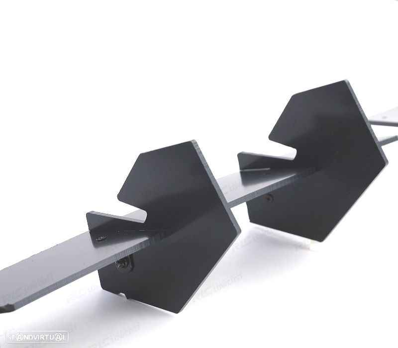 DIFUSOR FORD MUSTANG 15-17 PRETO BRILHANTE - 4