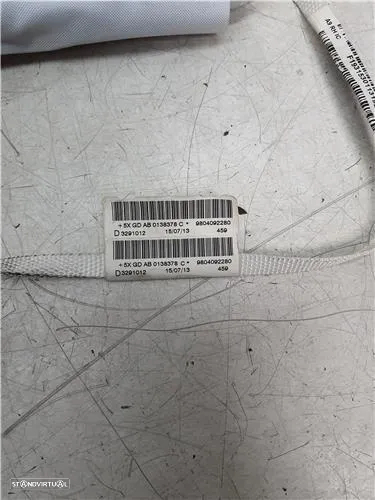 Airbag de cortina frente direito Peugeot 208 de 2015 a 2019 | 9804092280 - 3